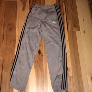 Gray Adidas Track Pants